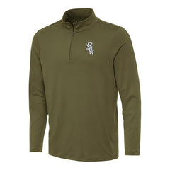 Chicago White Sox Antigua Reprocess Quarter-Zip Top - MLB Tops