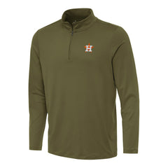 Houston Astros Antigua Reprocess Quarter-Zip Top - MLB Tops