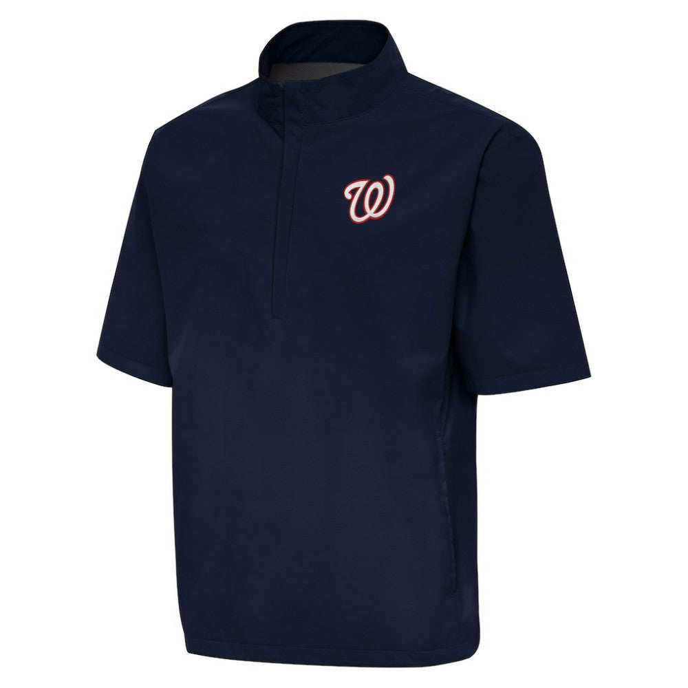 Washington Nationals Antigua Brisk Quarter-Zip Wind Shirt - MLB