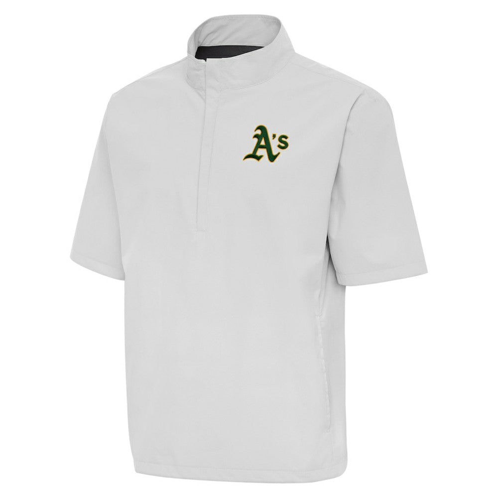 Athletics Antigua Brisk Quarter-Zip Wind Shirt - MLB