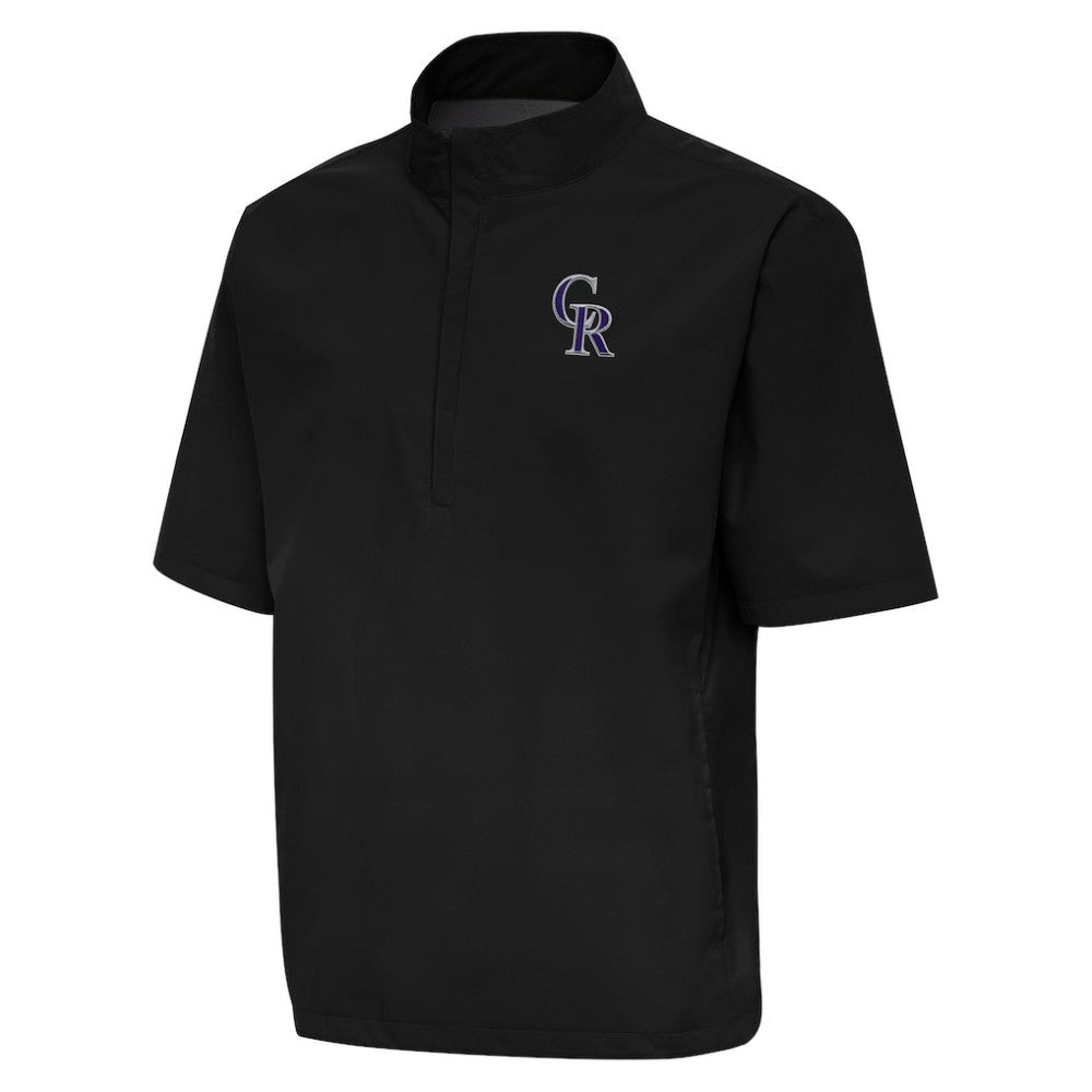 Colorado Rockies Antigua Brisk Quarter-Zip Wind Shirt - MLB
