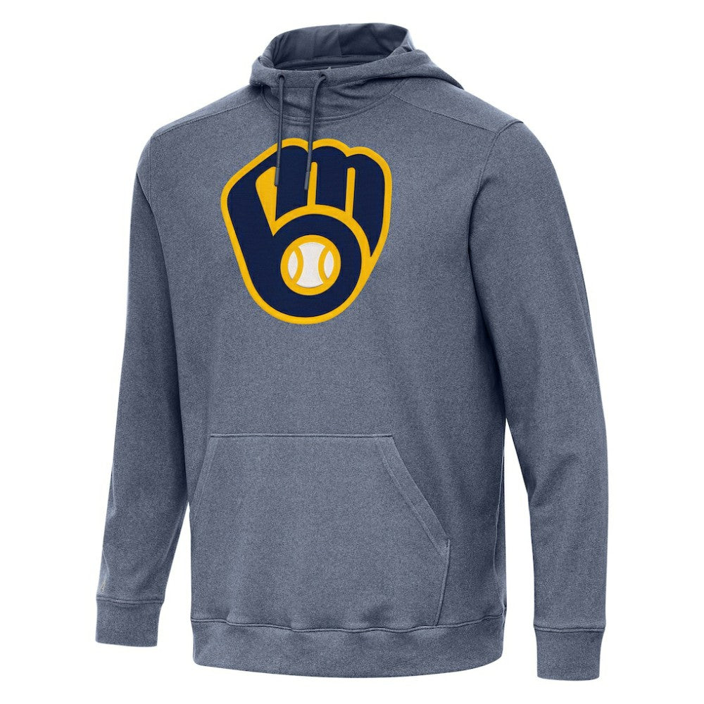 Milwaukee Brewers Antigua Cloud Pullover Hoodie - MLB Hoodies