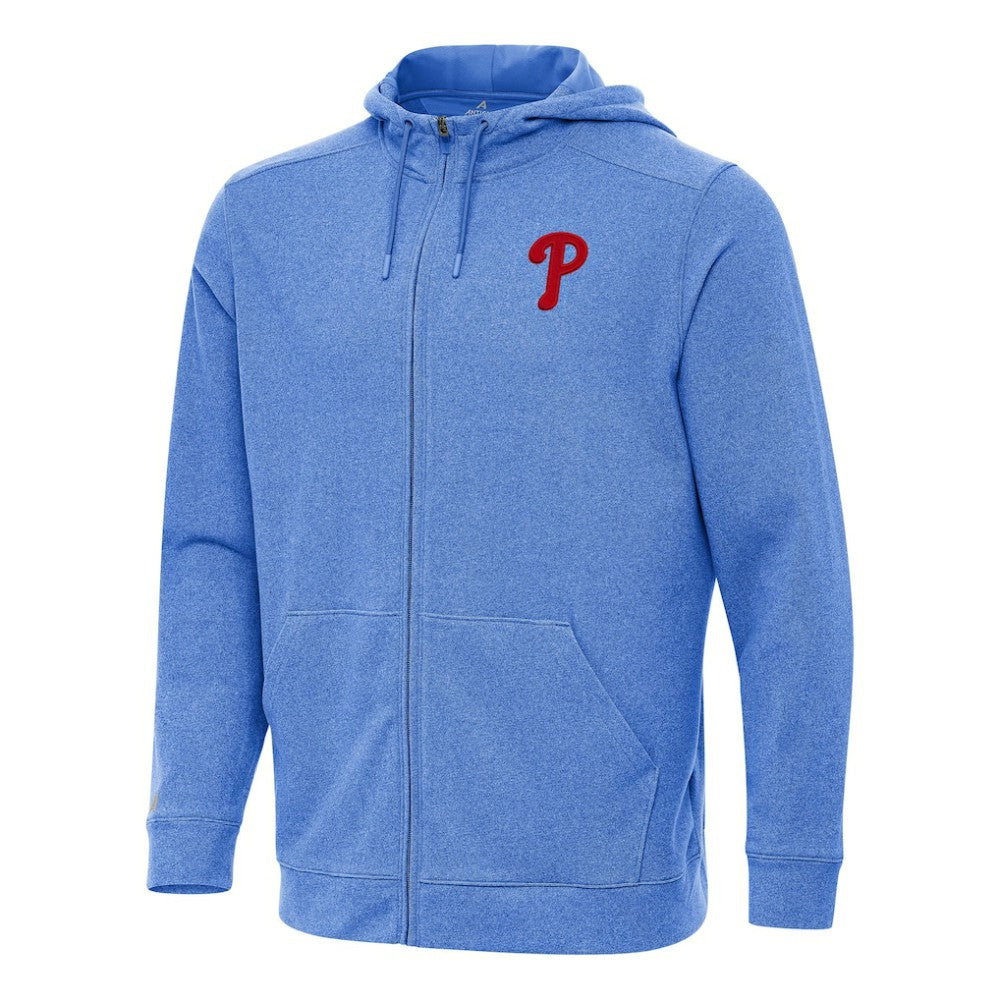 Philadelphia Phillies Antigua Effortless Full-Zip Hooded Jacket - MLB Jackets