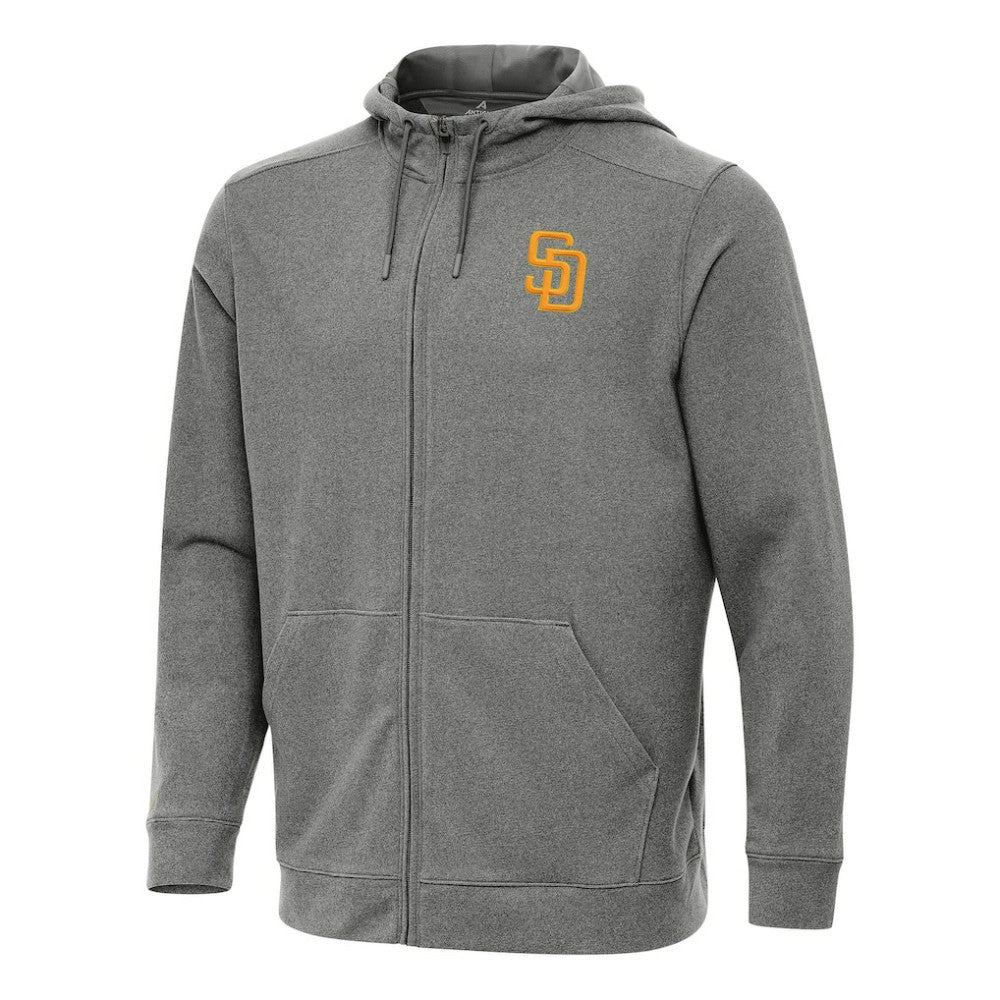 San Diego Padres Antigua Effortless Full-Zip Hooded Jacket - MLB Jackets
