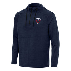 Minnesota Twins Antigua Spikes Quarter-Zip Pullover Hoodie - MLB Hoodies