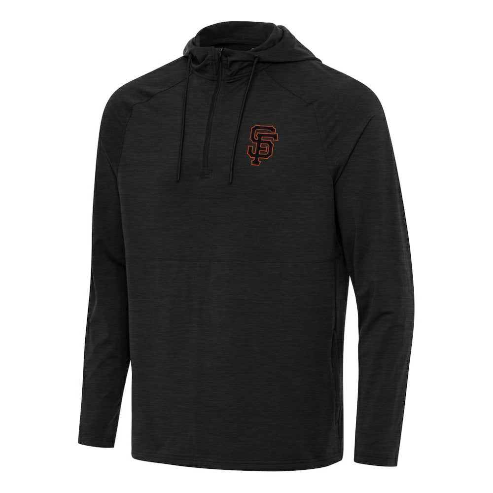 San Francisco Giants Antigua Spikes Quarter-Zip Pullover Hoodie - MLB Hoodies
