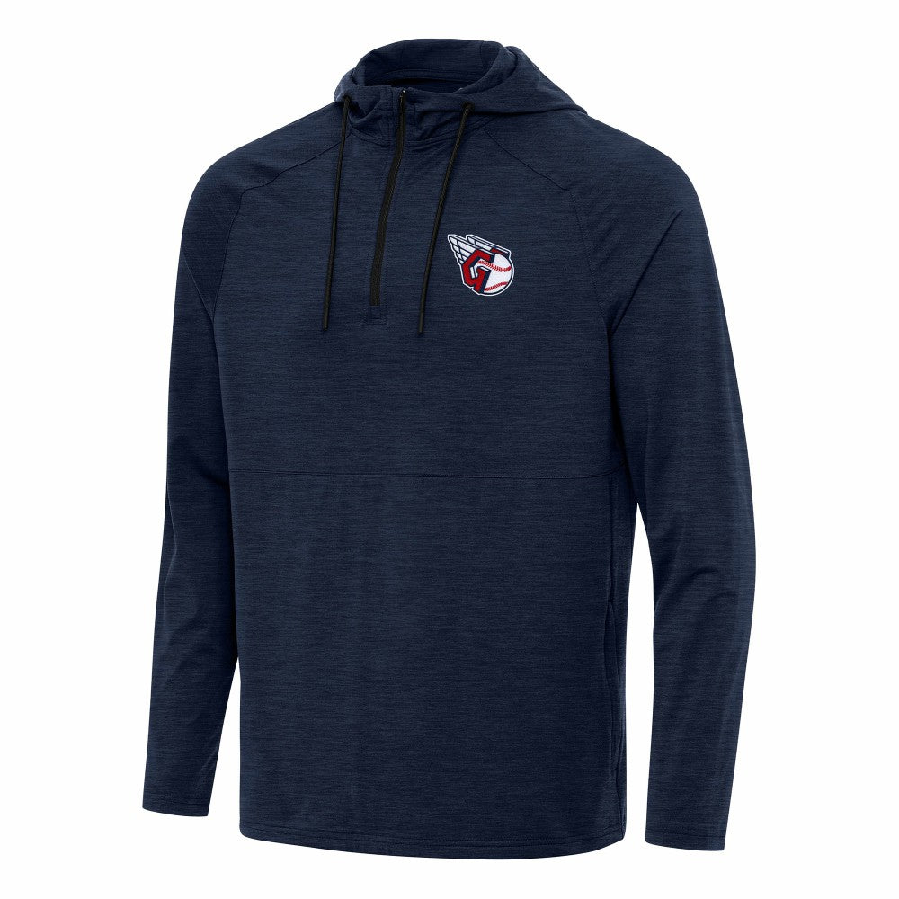 Cleveland Guardians Antigua Spikes Quarter-Zip Pullover Hoodie - MLB Hoodies