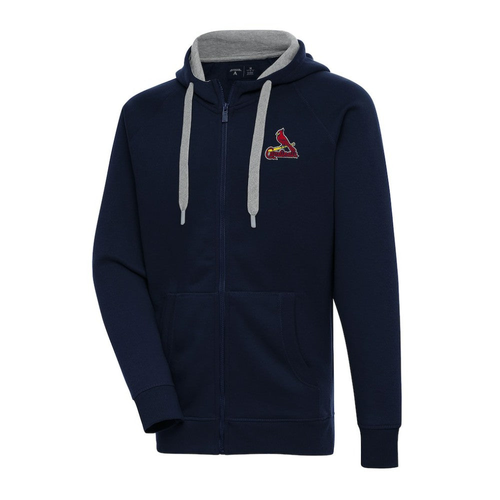 St. Louis Cardinals Antigua Big & Tall Victory Full-Zip Hoodie Jacket - MLB Jackets