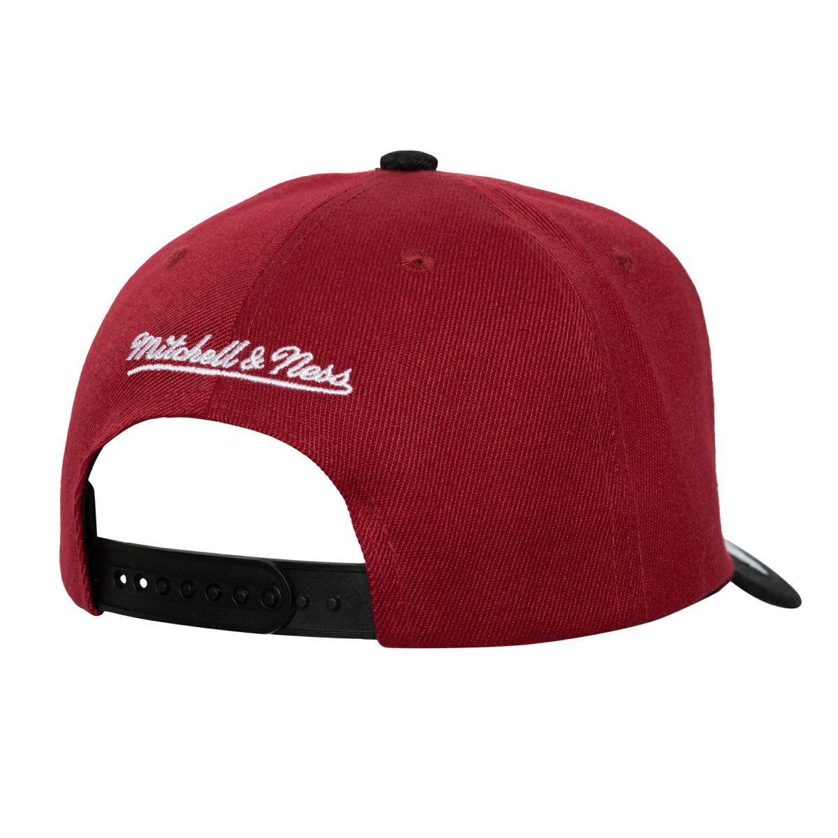 Red/Black Miami Heat Underarch Two-Tone Pro Crown Snapback Hat | NBA
