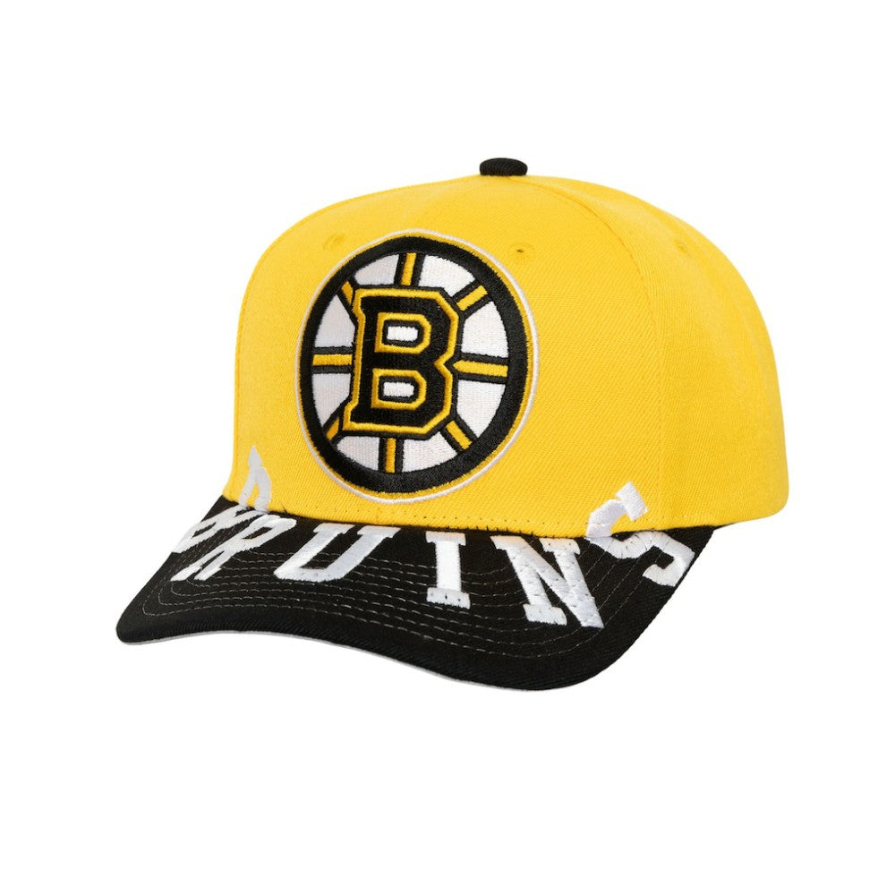 Boston Bruins Mitchell & Ness Underarch Two-Tone Pro Crown Snapback Hat -  NHL Hats