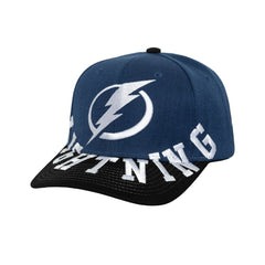 Tampa Bay Lightning Mitchell & Ness Underarch Two-Tone Pro Crown Snapback Hat -  NHL Hats