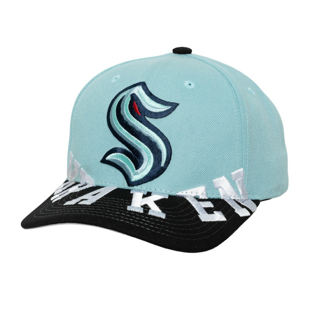 Seattle Kraken Mitchell & Ness Underarch Two-Tone Pro Crown Snapback Hat -  NHL Hats