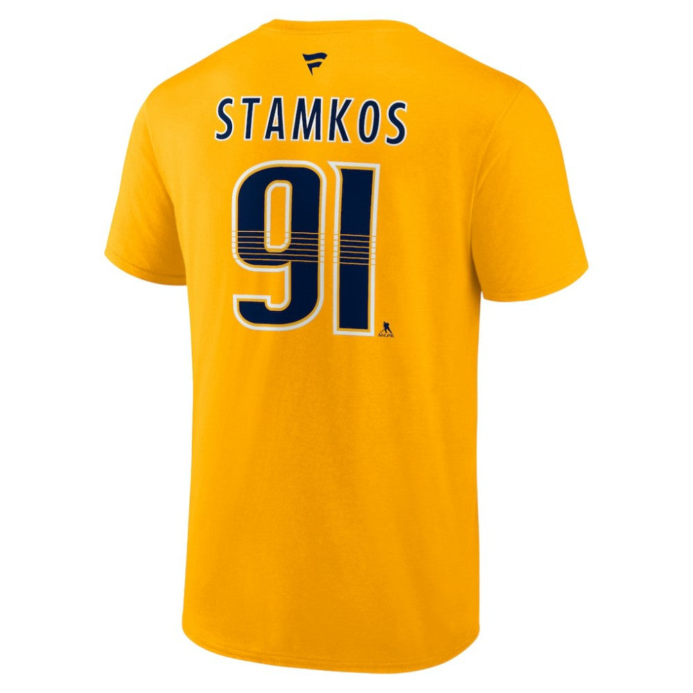 Steven Stamkos Nashville Predators Fanatics Authentic Stack Name & Number T-Shirt -  NHL T-shirts
