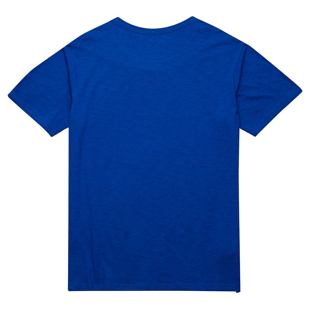 Blue Minnesota Timberwolves Hardwood Classics Felt Applique Slub T-Shirt | NBA