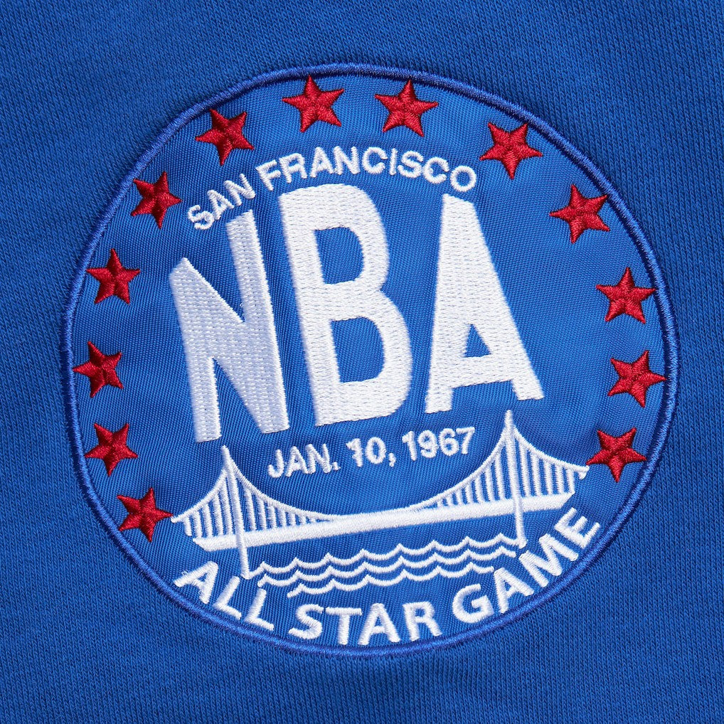 Heather Gray Golden State Warriors Hardwood Classics All Over 4.0 Pullover Sweatshirt sale | NBA