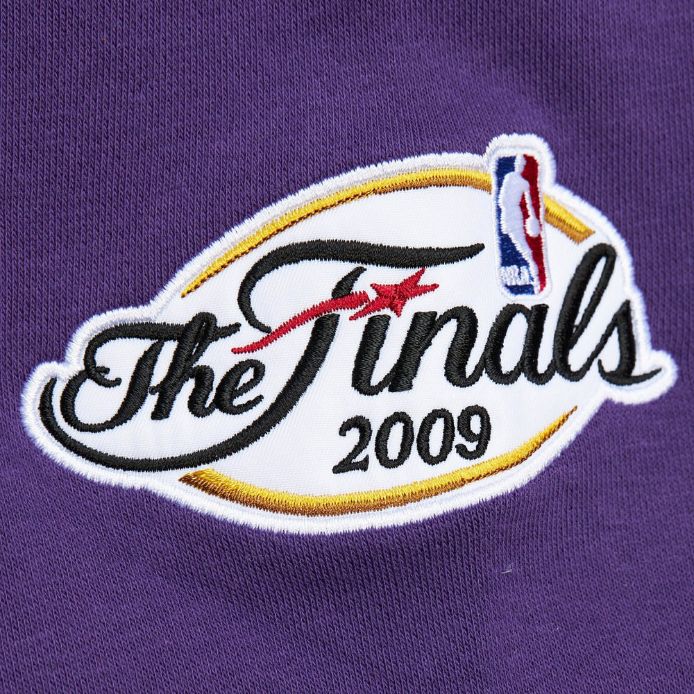 Heather Gray Los Angeles Lakers Hardwood Classics All Over 4.0 Pullover Sweatshirt | NBA