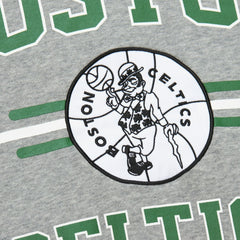 Heather Gray Boston Celtics Hardwood Classics All Over 4.0 Pullover Sweatshirt | NBA