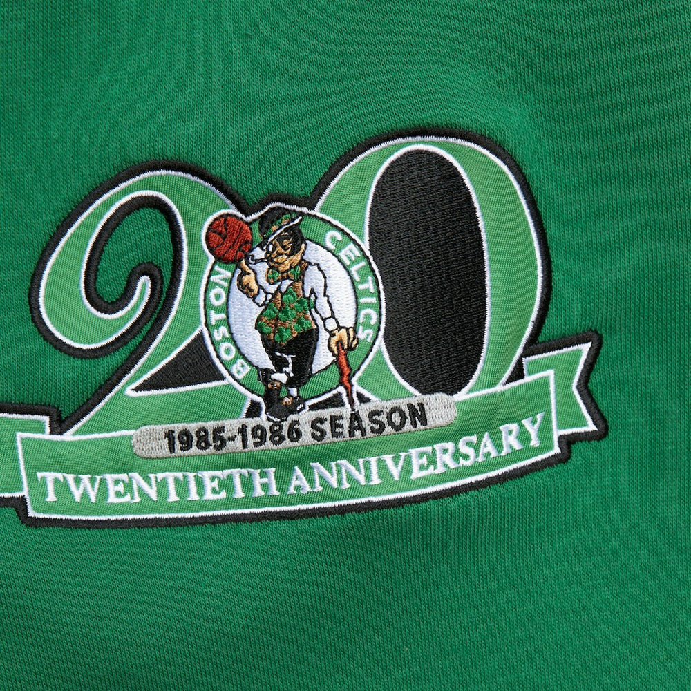 Heather Gray Boston Celtics Hardwood Classics All Over 4.0 Pullover Sweatshirt | NBA