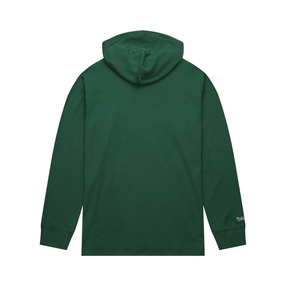 Green Milwaukee Bucks Hardwood Classics Lightweight Thermal Pullover Hoodie | NBA