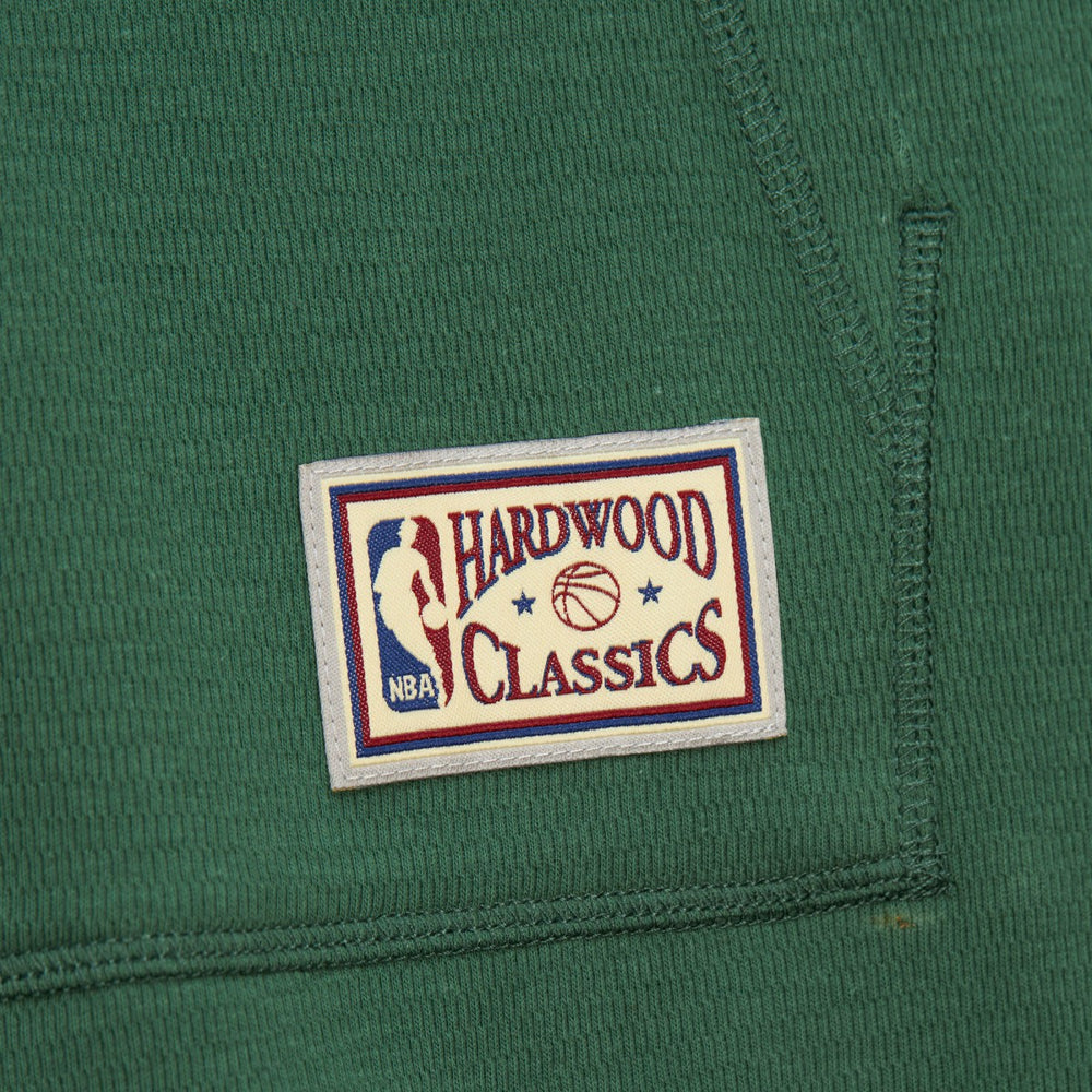 Green Milwaukee Bucks Hardwood Classics Lightweight Thermal Pullover Hoodie | NBA