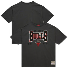 Charcoal Chicago Bulls Women's Hardwood Classics Oversized Boyfriend T-Shirt sale | NBA