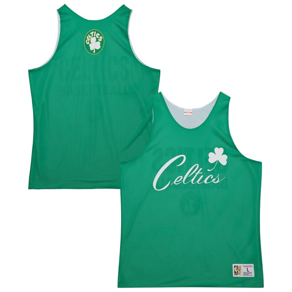 Kelly Green/White Boston Celtics Hardwood Classics Reversible Mesh Practice Jersey | NBA