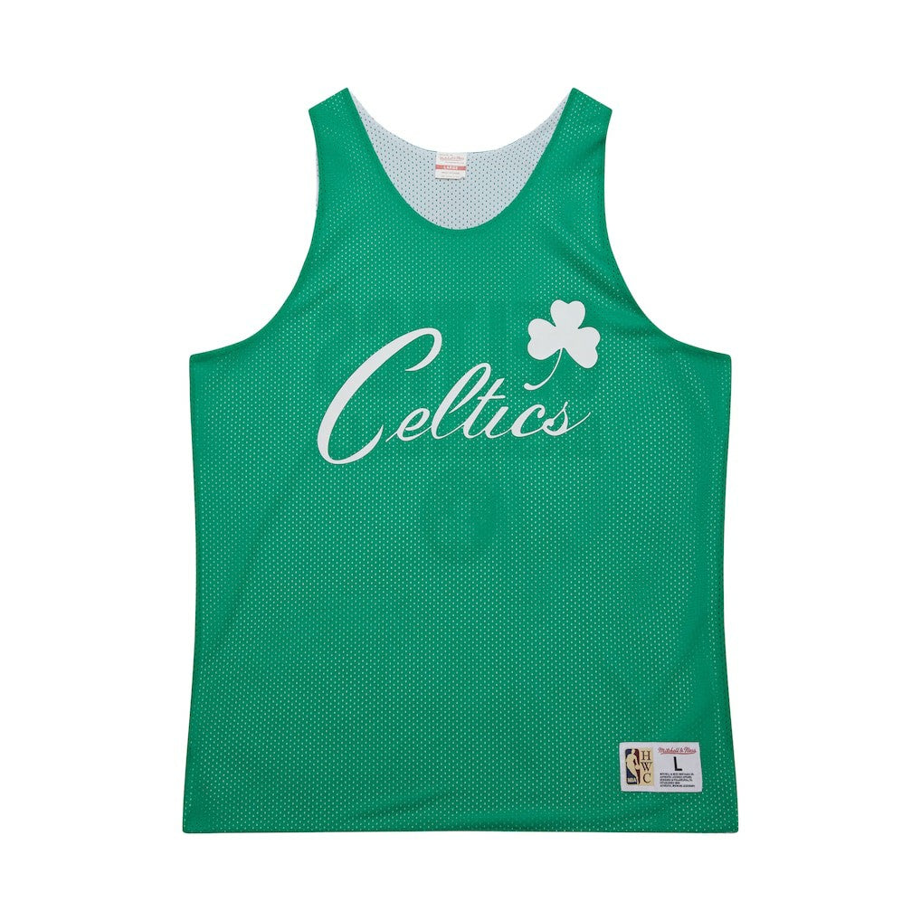 Kelly Green/White Boston Celtics Hardwood Classics Reversible Mesh Practice Jersey | NBA