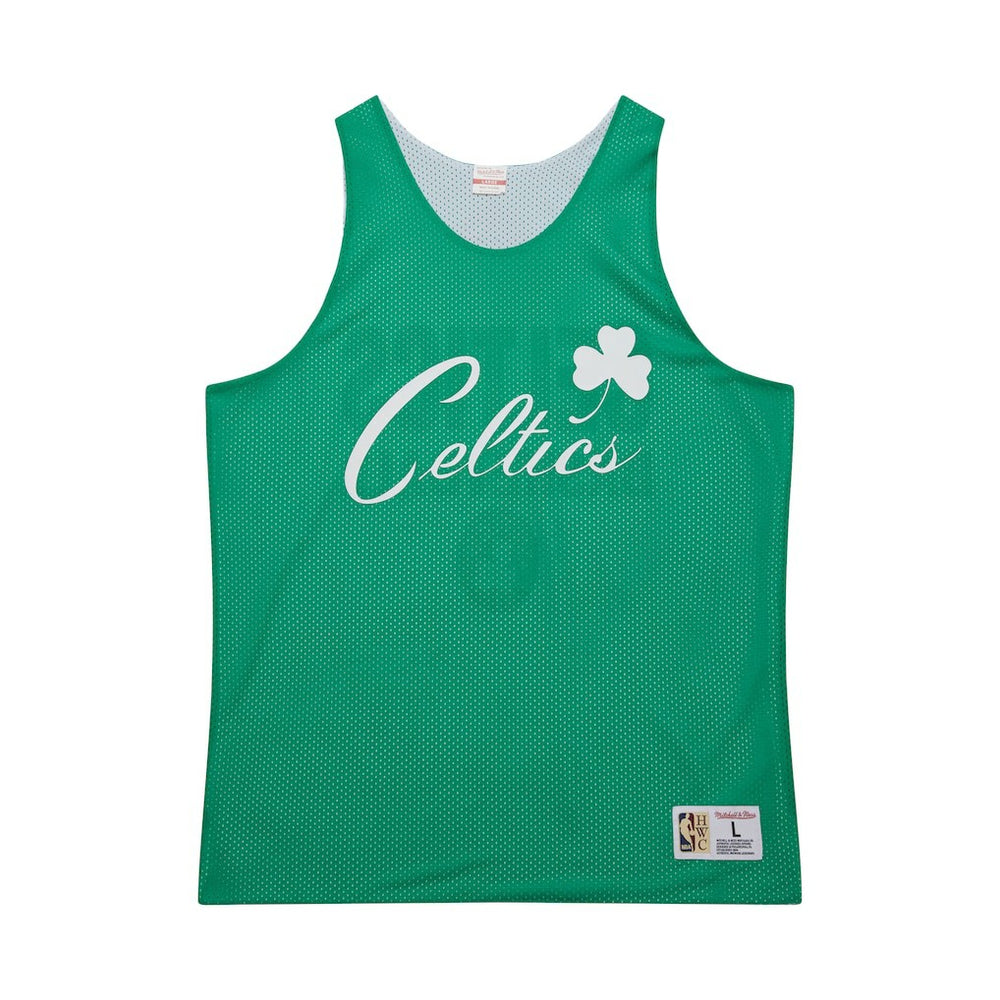 Kelly Green/White Boston Celtics Hardwood Classics Reversible Mesh Practice Jersey | NBA