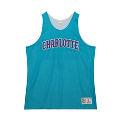 Teal/White Charlotte Hornets Hardwood Classics Reversible Mesh Practice Jersey | NBA