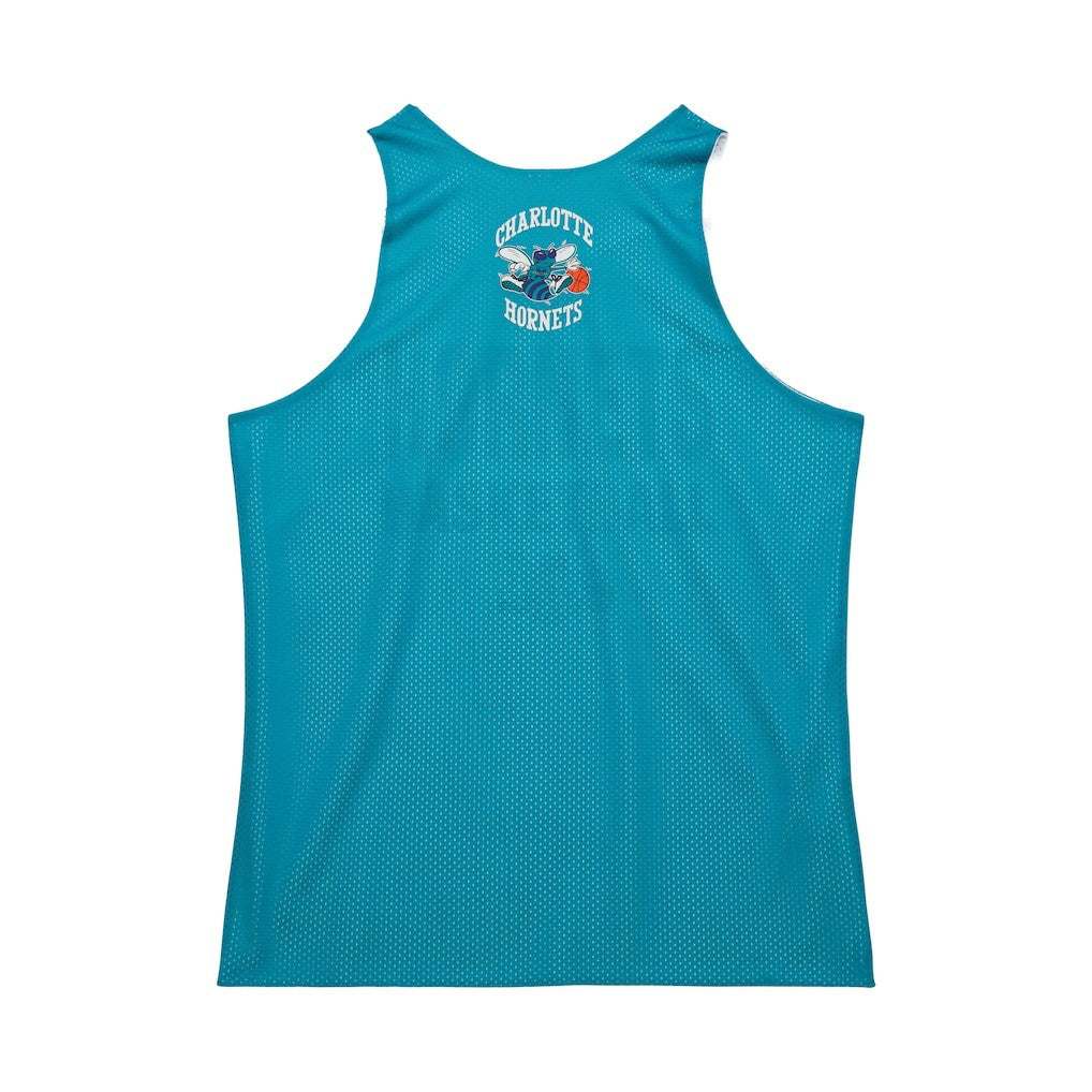 Teal/White Charlotte Hornets Hardwood Classics Reversible Mesh Practice Jersey | NBA