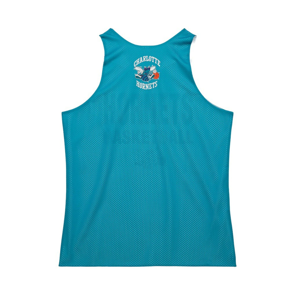Teal/White Charlotte Hornets Hardwood Classics Reversible Mesh Practice Jersey | NBA