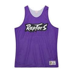 Purple/White Toronto Raptors Hardwood Classics Reversible Mesh Practice Jersey | NBA