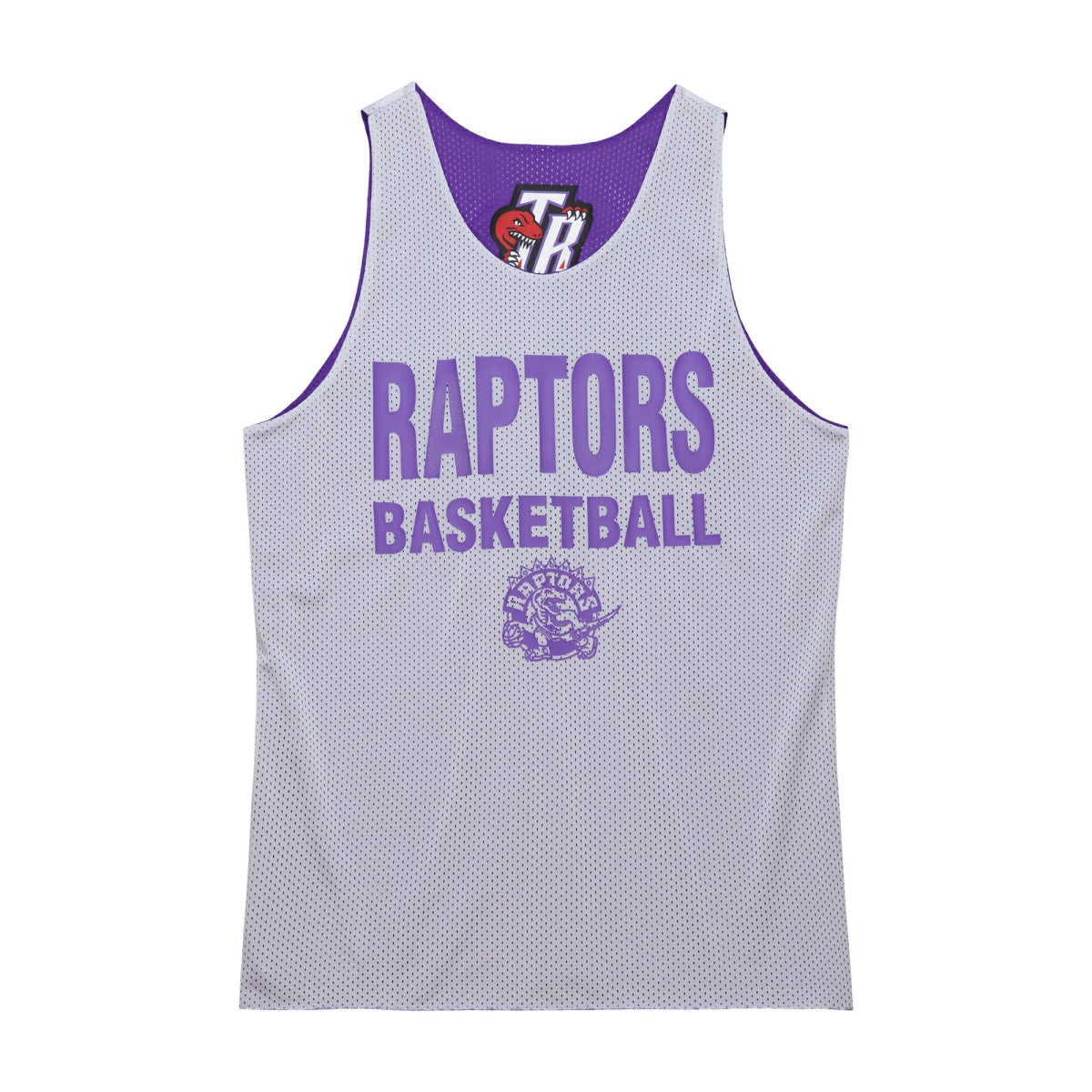 Purple/White Toronto Raptors Hardwood Classics Reversible Mesh Practice Jersey | NBA