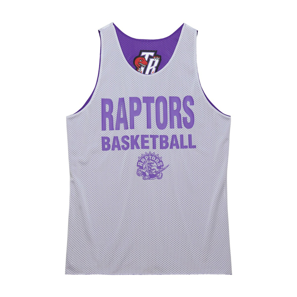 Purple/White Toronto Raptors Hardwood Classics Reversible Mesh Practice Jersey | NBA