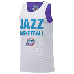 Purple Utah Jazz Hardwood Classics Reversible Mesh Practice Jersey | NBA