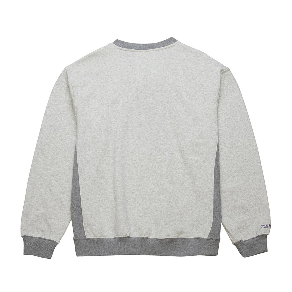 Heather Gray Los Angeles Lakers Vintage Logo Pullover Sweatshirt | NBA