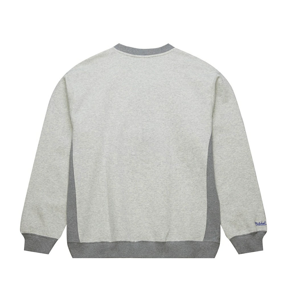 Heather Gray Philadelphia 76ers Vintage Logo Pullover Sweatshirt | NBA