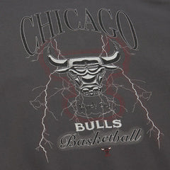 Charcoal Chicago Bulls Women's Hardwood Classics Lightweight Pullover Sweatshirt | NBA