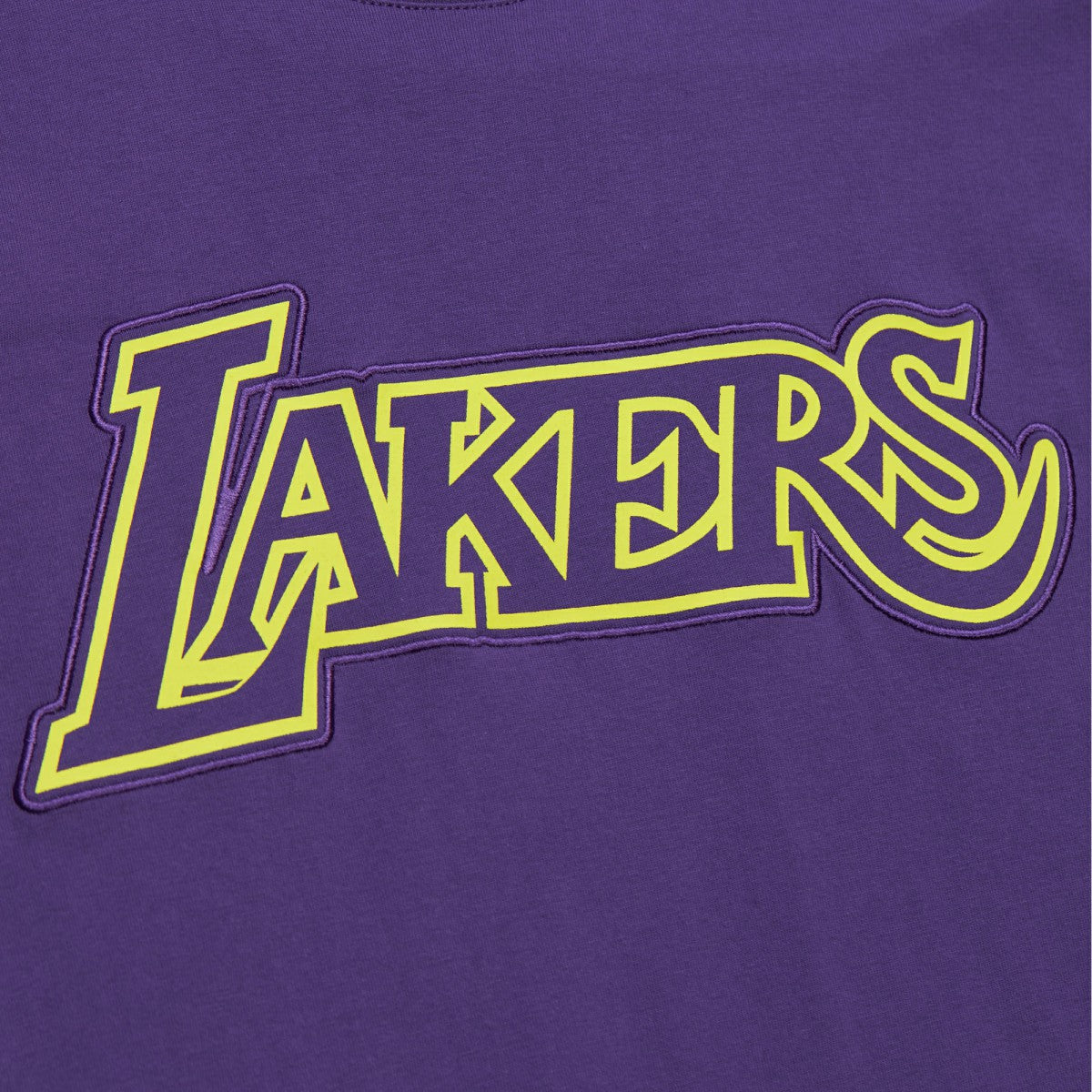 Purple Los Angeles Lakers Hardwood Classics Neon Nights Premium T-Shirt | NBA