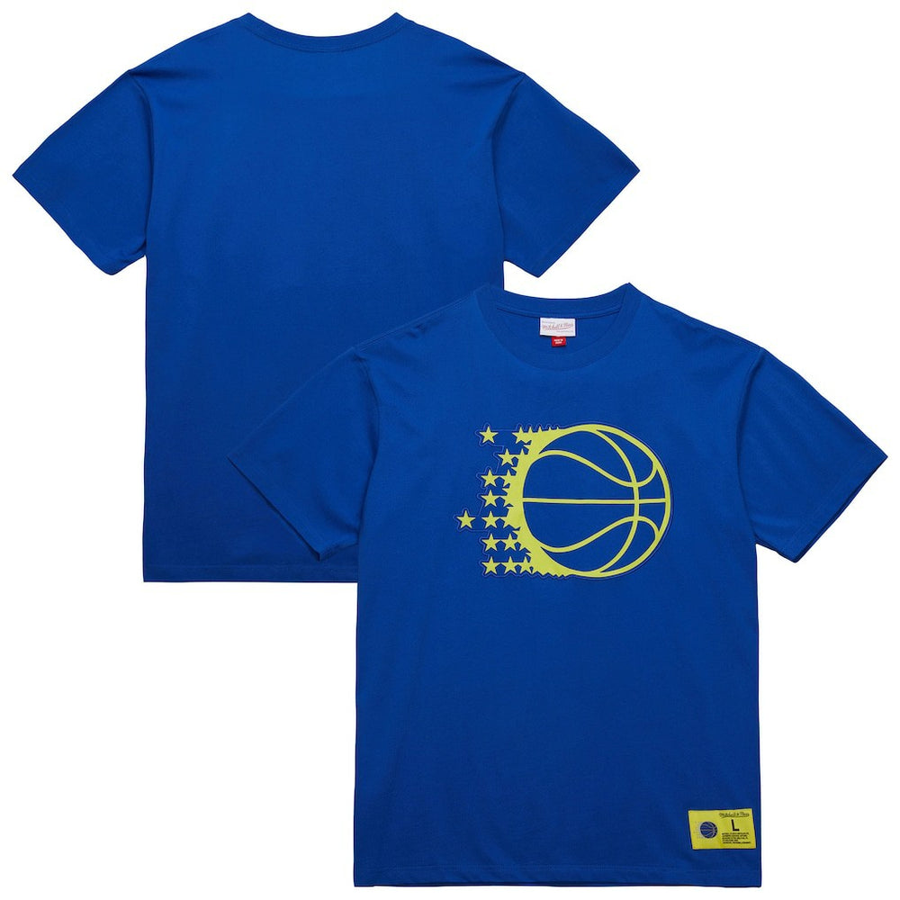 Blue Orlando Magic Hardwood Classics Neon Nights Premium T-Shirt | NBA