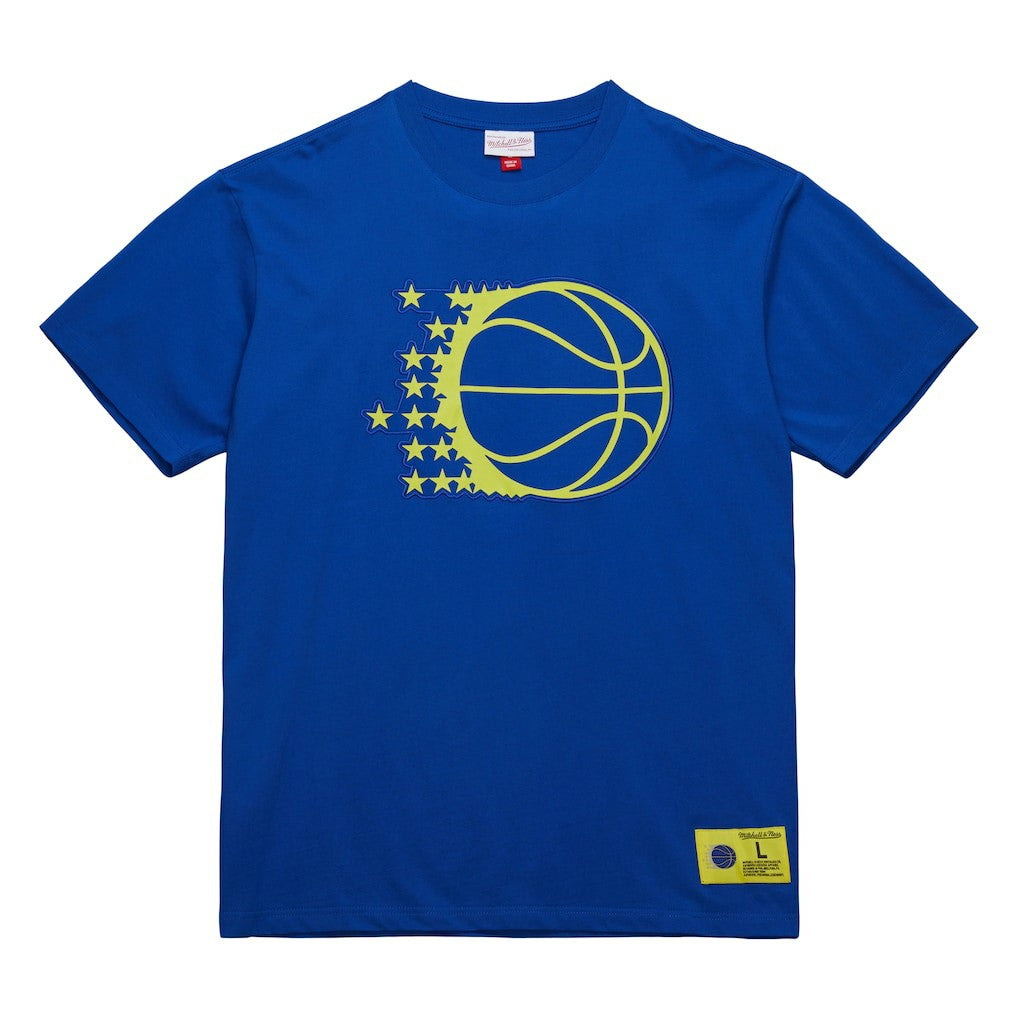 Blue Orlando Magic Hardwood Classics Neon Nights Premium T-Shirt | NBA