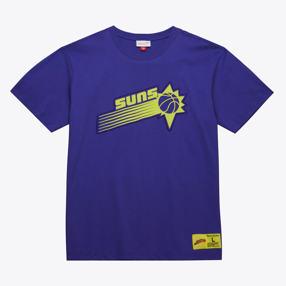 Purple Phoenix Suns Hardwood Classics Neon Nights Premium T-Shirt | NBA