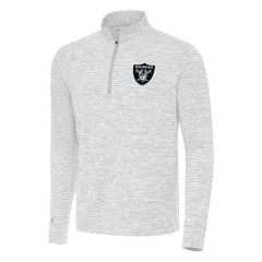 Las Vegas Raiders Antigua Cause Quarter-Zip Top | NFL Outlet