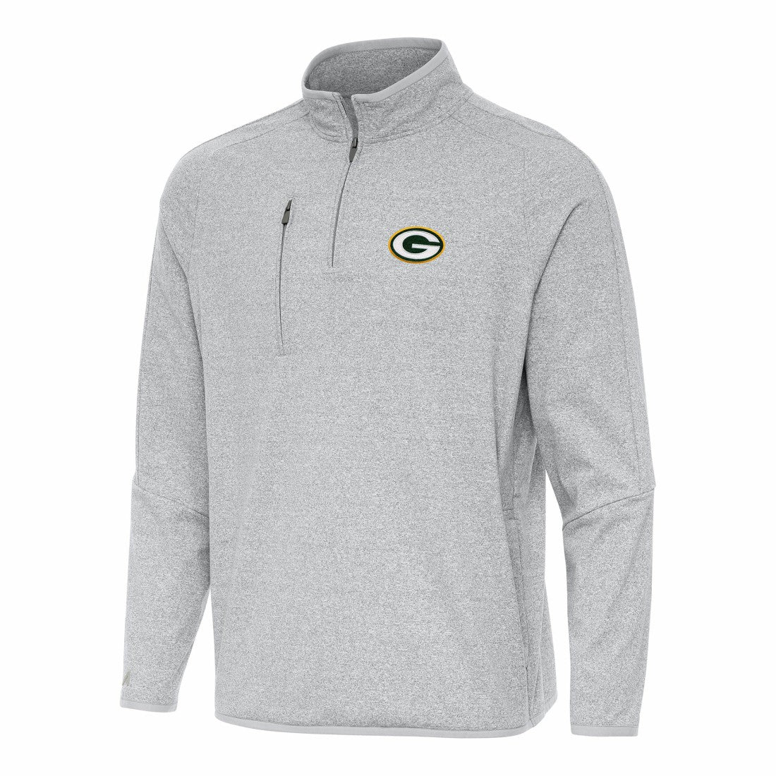 Green Bay Packers Antigua Certain Tri-Blend Quarter-Zip Top | NFL US