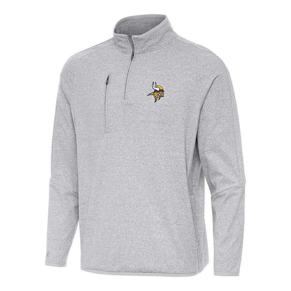 Minnesota Vikings Antigua Certain Tri-Blend Quarter-Zip Top | NFL Sale