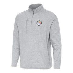 Pittsburgh Steelers Antigua Certain Tri-Blend Quarter-Zip Top | NFL US