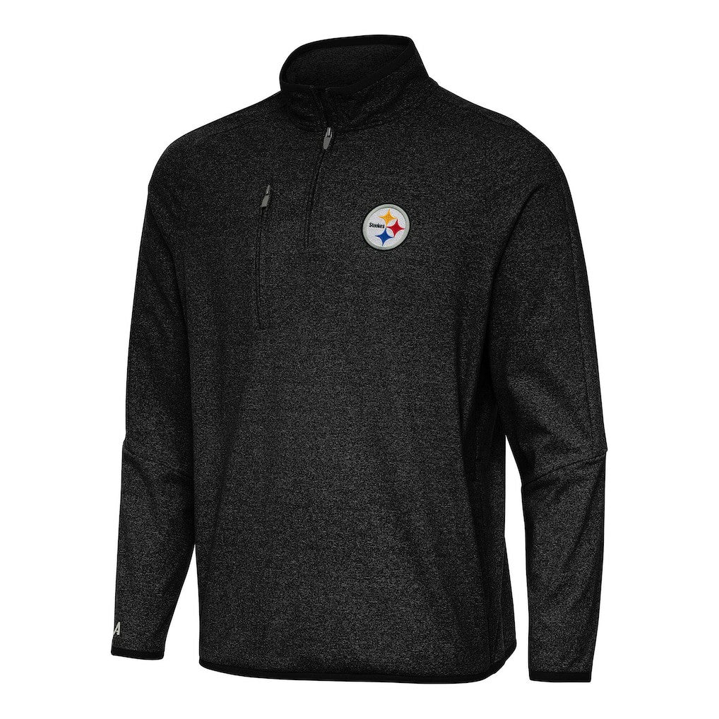 Pittsburgh Steelers Antigua Certain Tri-Blend Quarter-Zip Top | NFL Near me