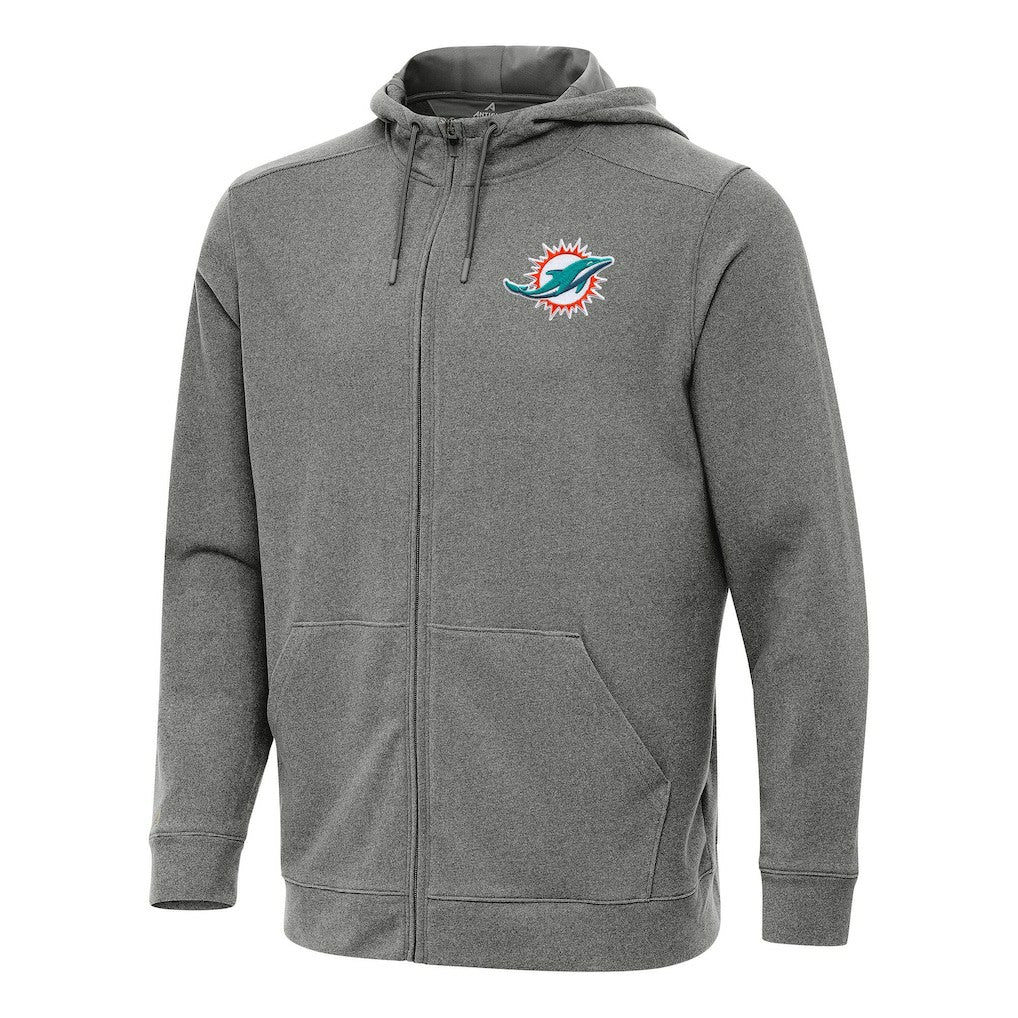 Miami Dolphins Antigua Effortless Full-Zip Hoodie | NFL Discount
