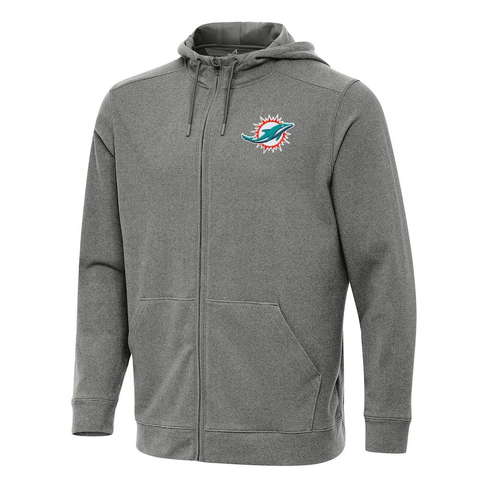 Miami Dolphins Antigua Effortless Full-Zip Hoodie | NFL Discount