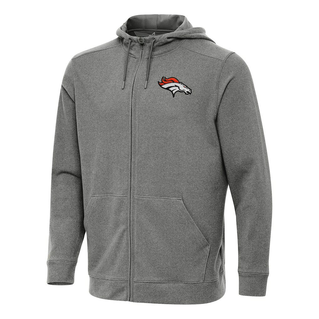 Denver Broncos Antigua Effortless Full-Zip Hoodie | NFL Hot